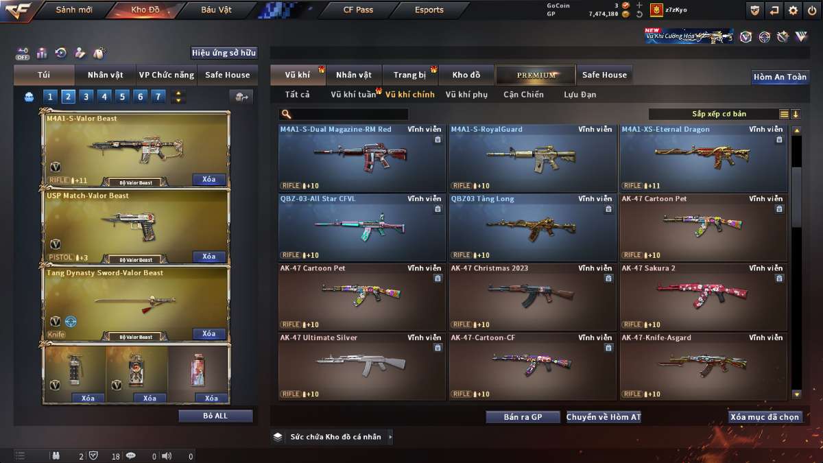 shop acc cf uy tin gia re
